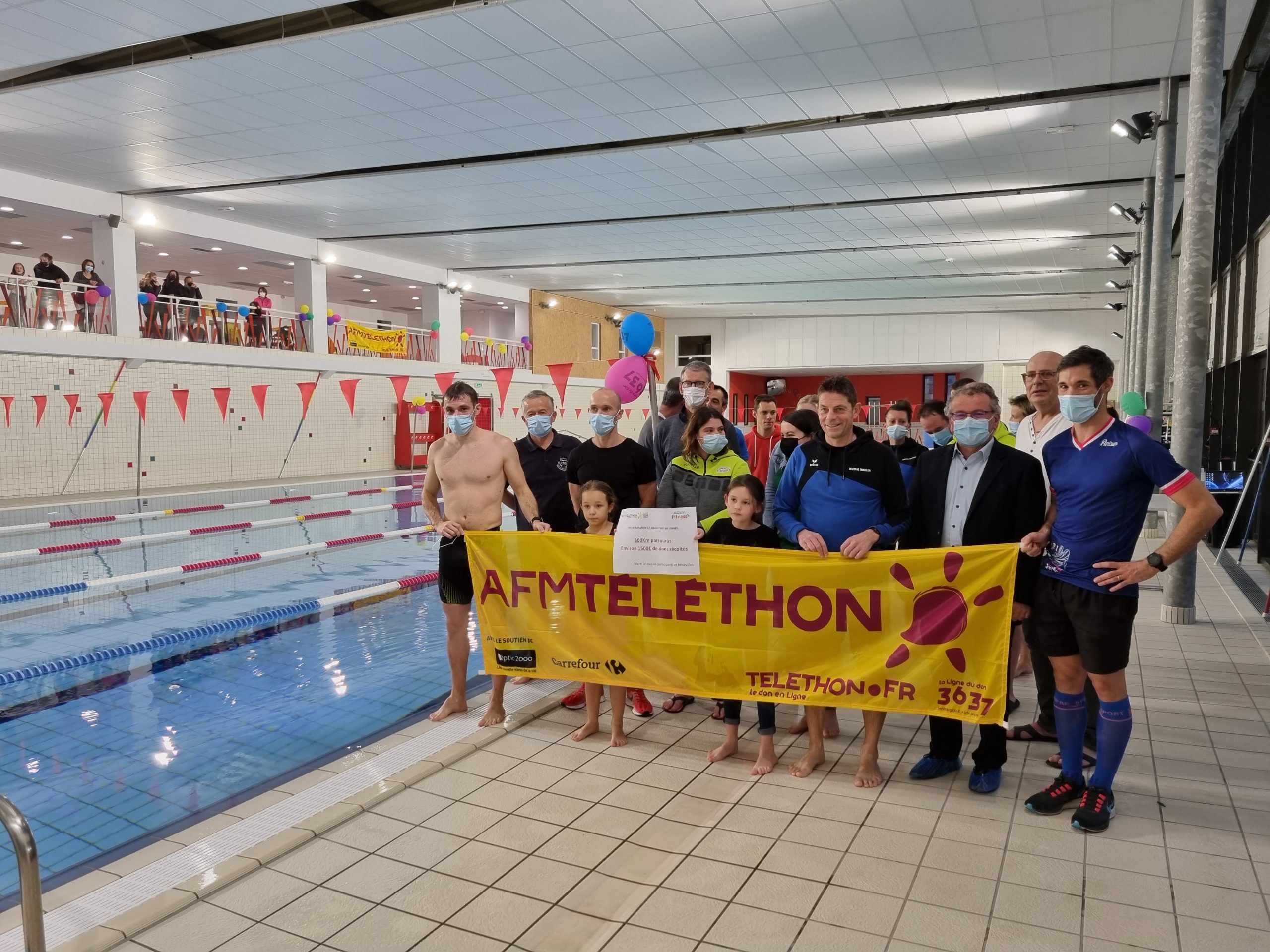 24h de nage pour le Téléthon à l'AquaFitness de l'Ernée