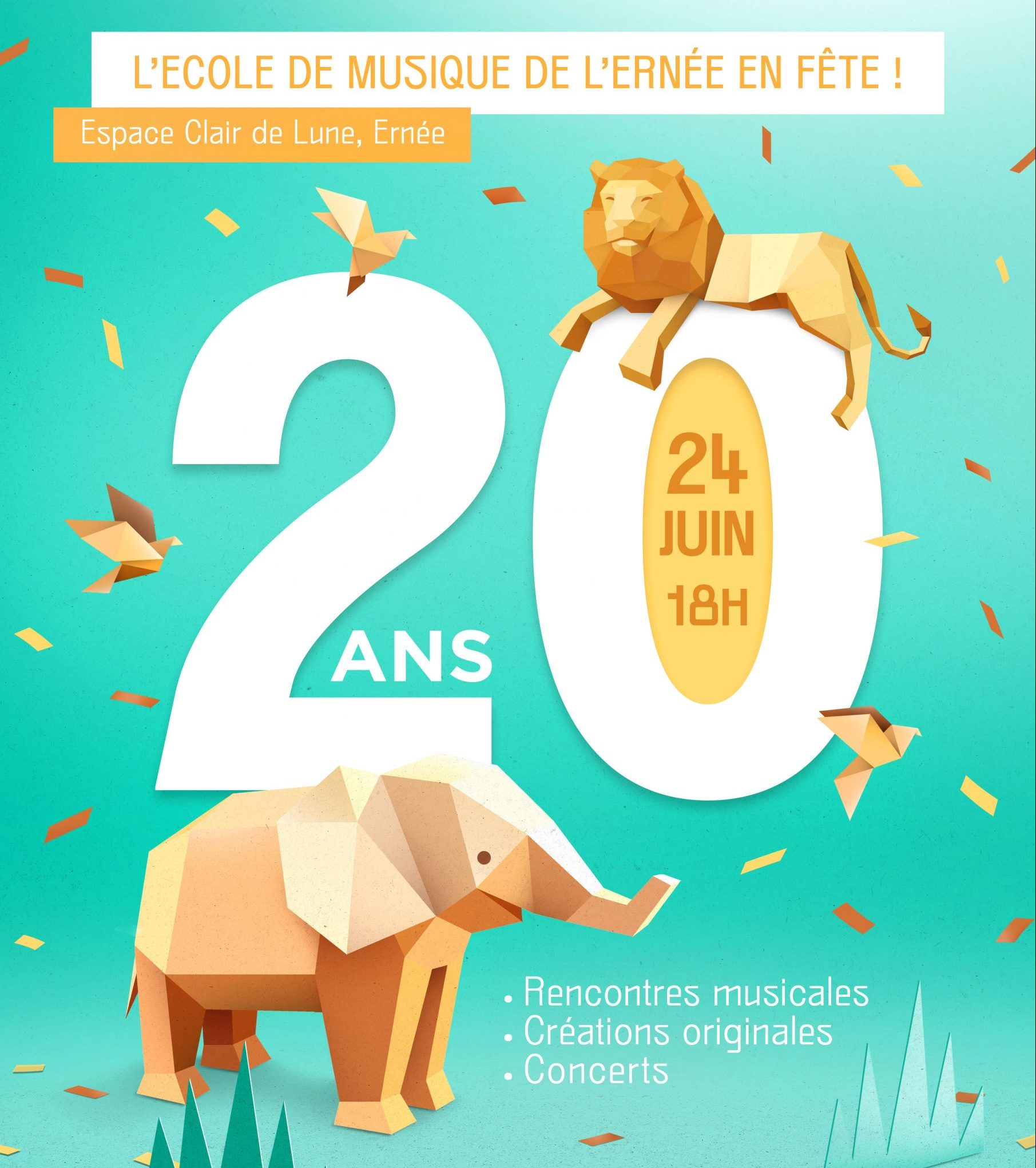 20 ans de l'École de Musique de l'Ernée