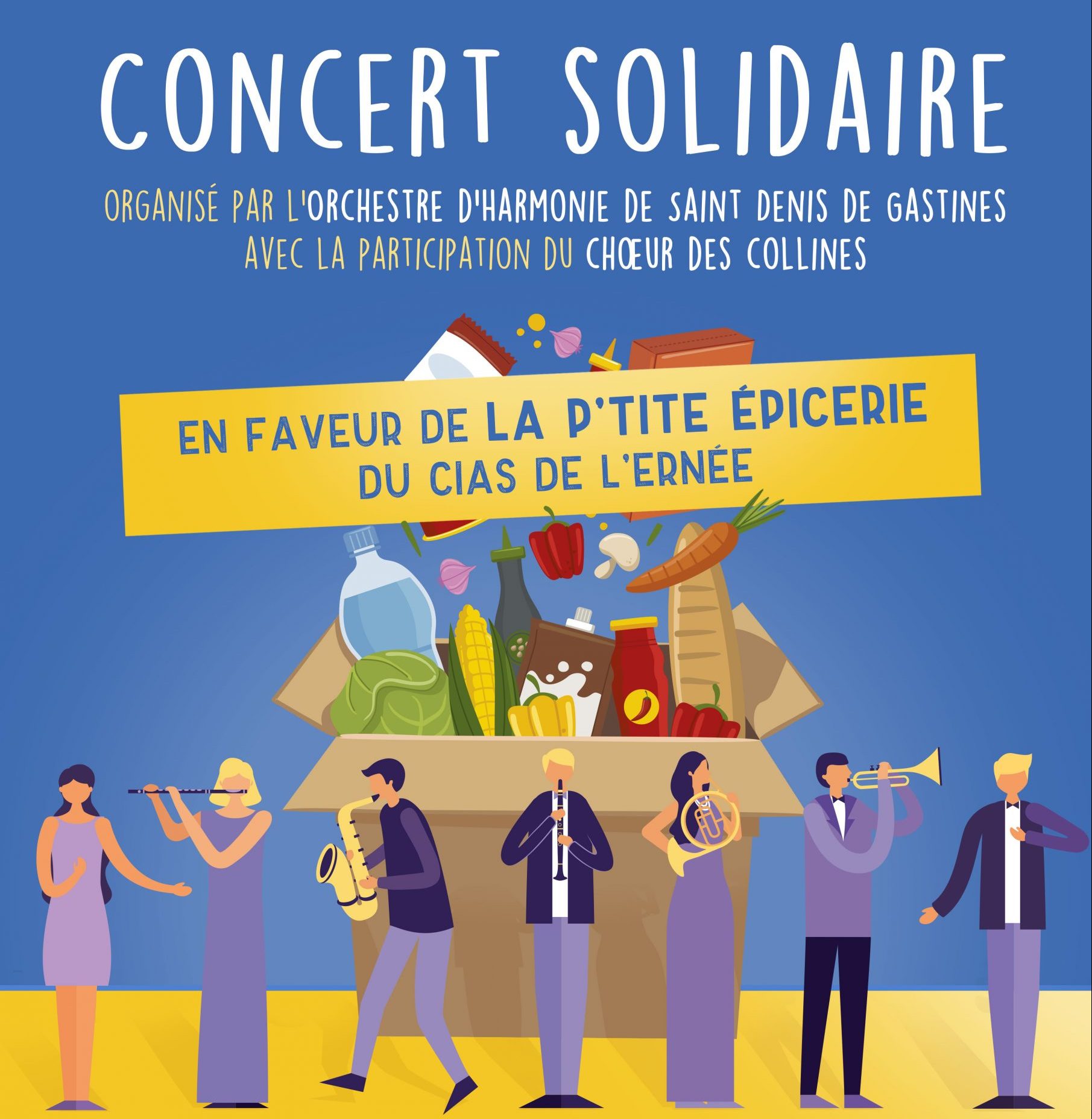 Concert solidaire en faveur de la P'tite Épicerie
