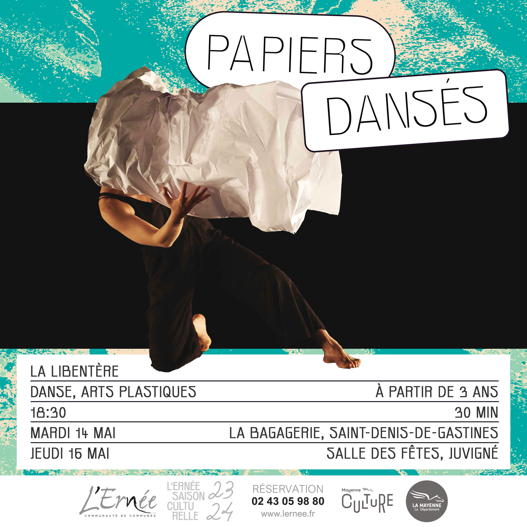Papiers Dansés / Danse, arts plastiques – La Libentère