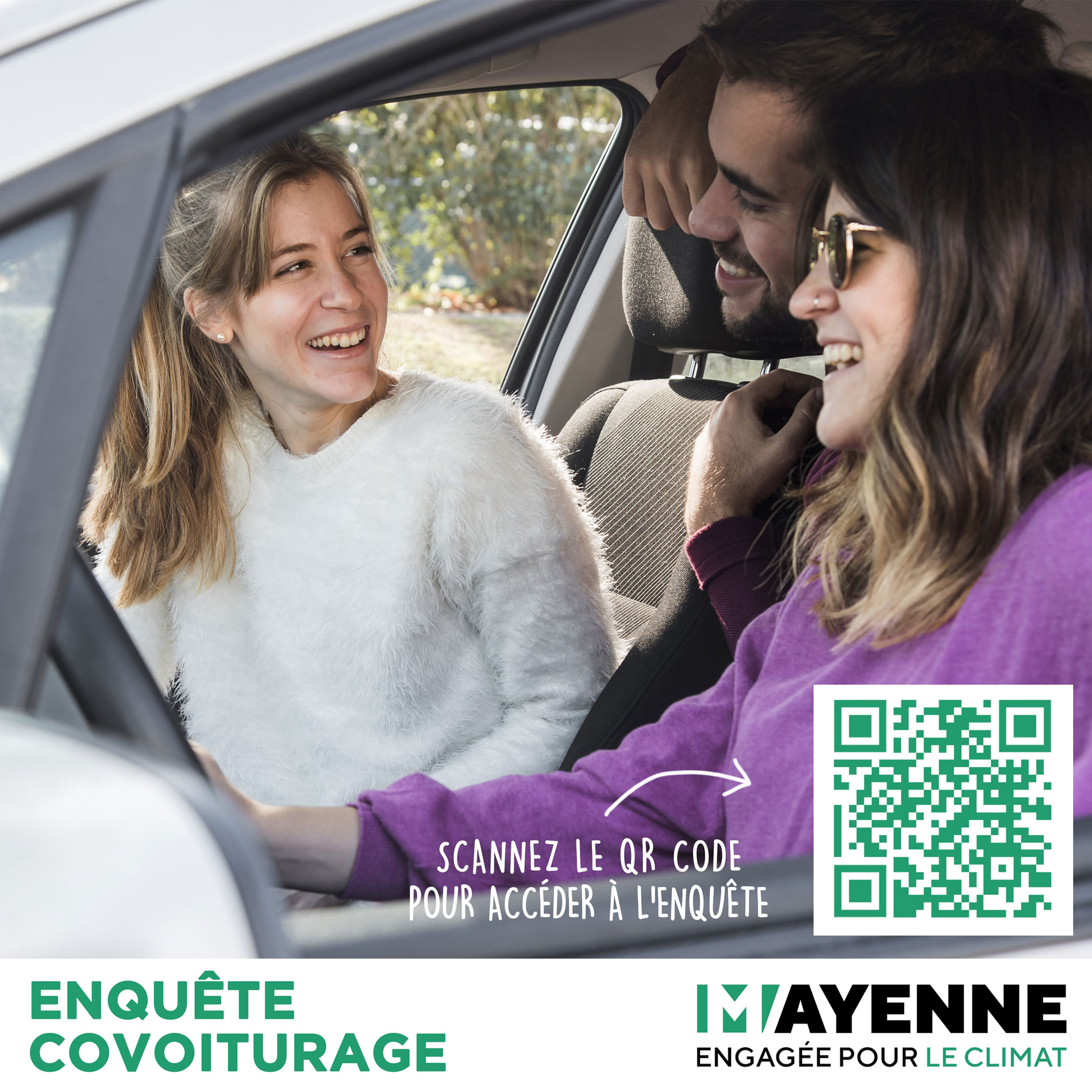 Enquête sur le covoiturage en Mayenne