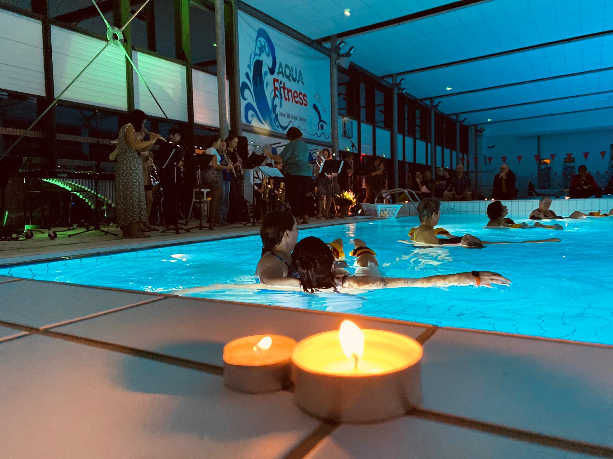 Soirée Zen à l'AquaFitness avec l'École de Musique de l'Ernée / Retour en images