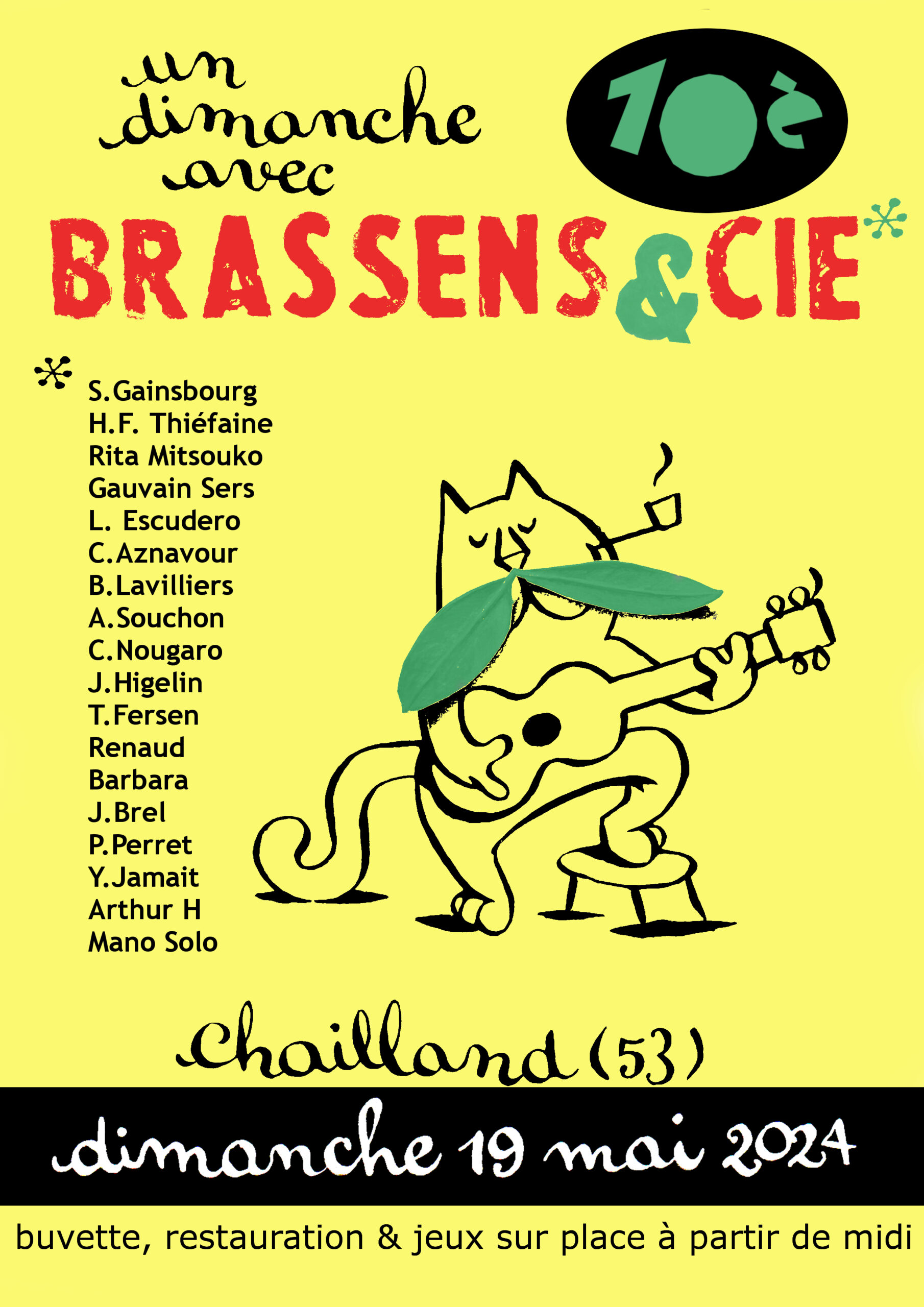 Festival « Un Dimanche avec Brassens et Cie »