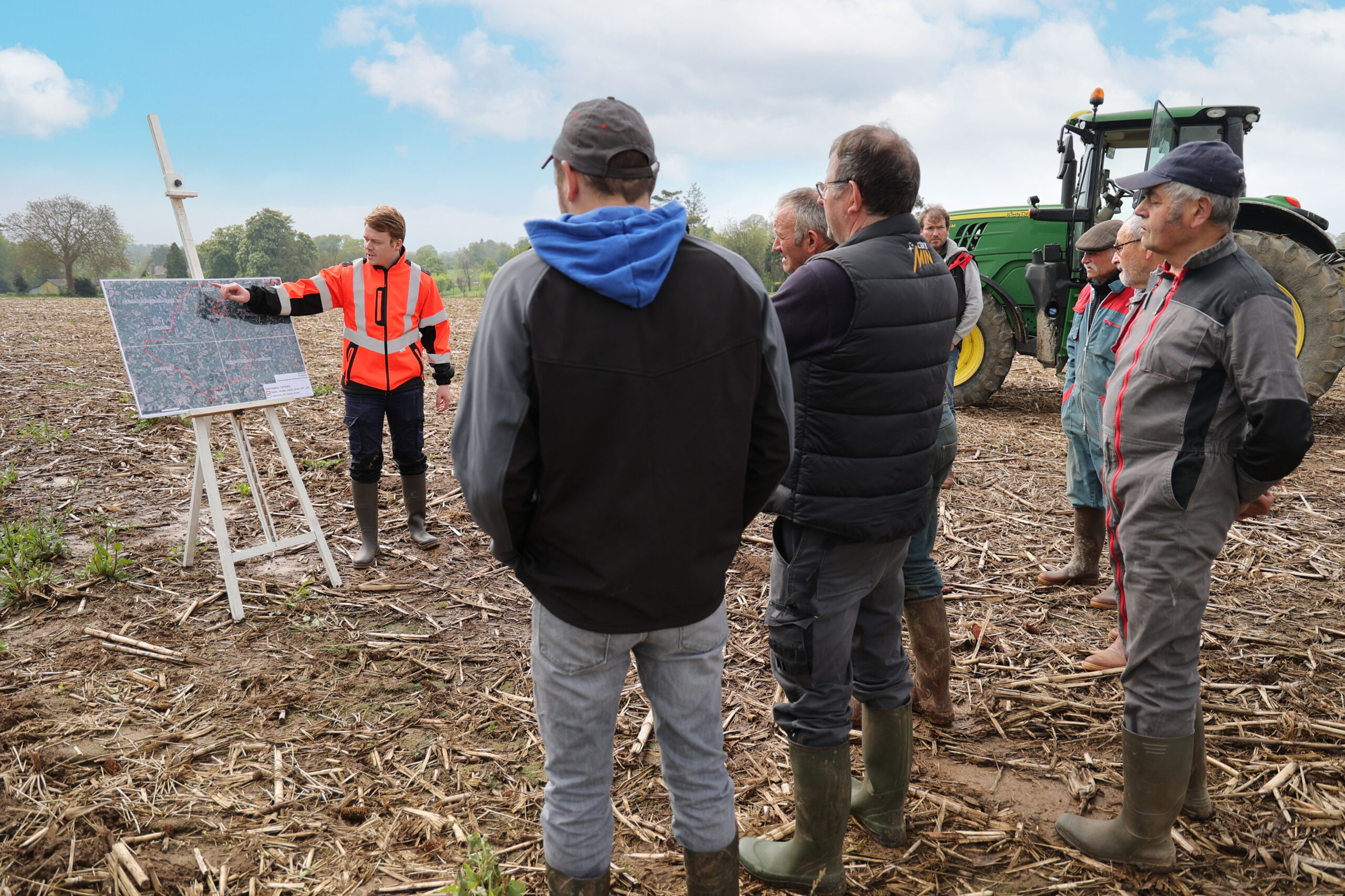 Démonstration de semis en strip-till