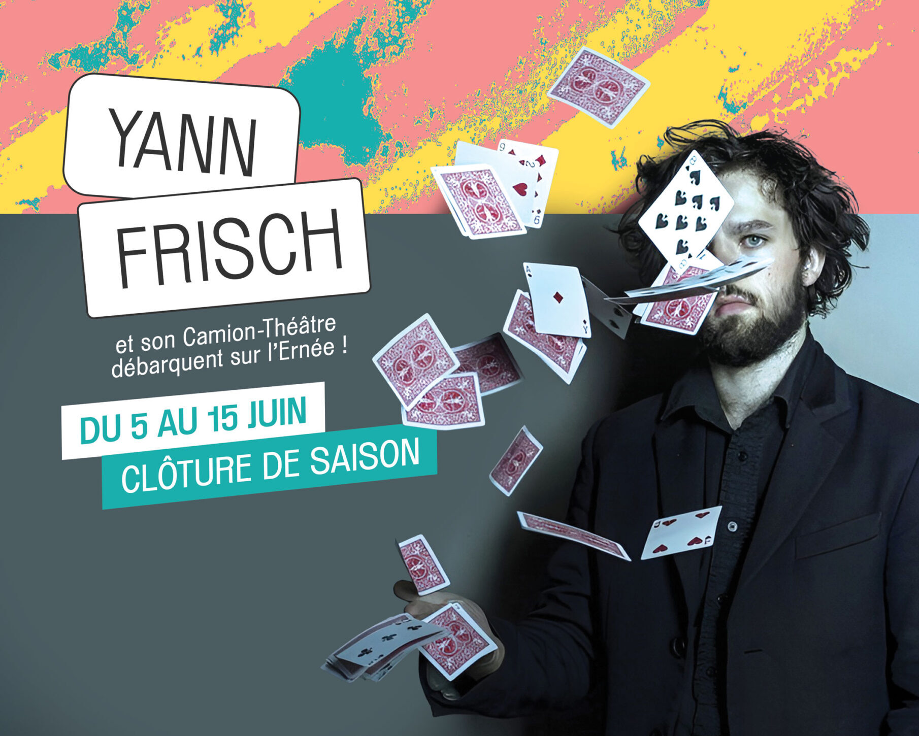 YANN FRISCH / CLÔTURE DE SAISON – ANDOUILLÉ • Saison culturelle de l’Ernée 2024-25