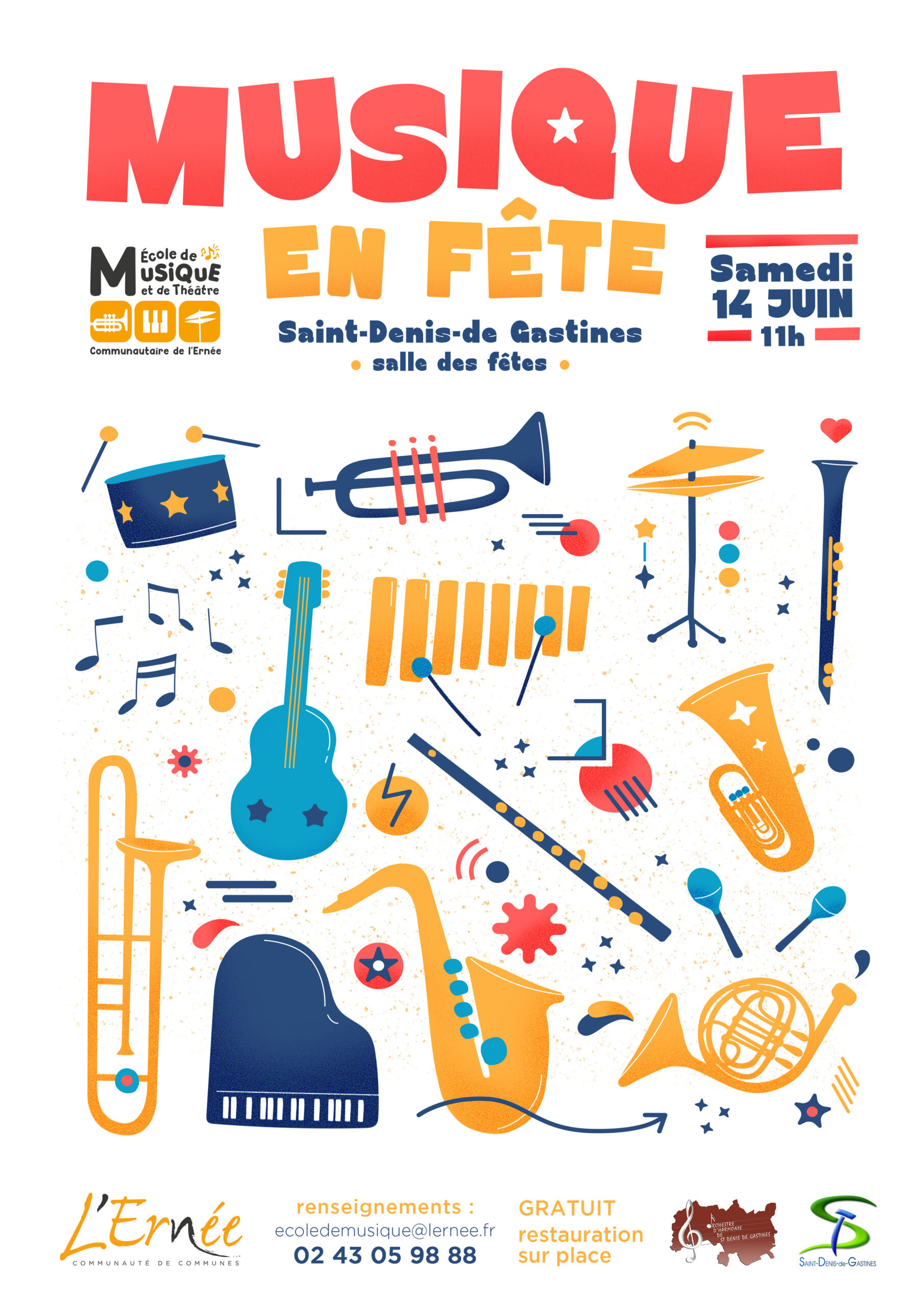 Musique en fête • École de musique de l'Ernée