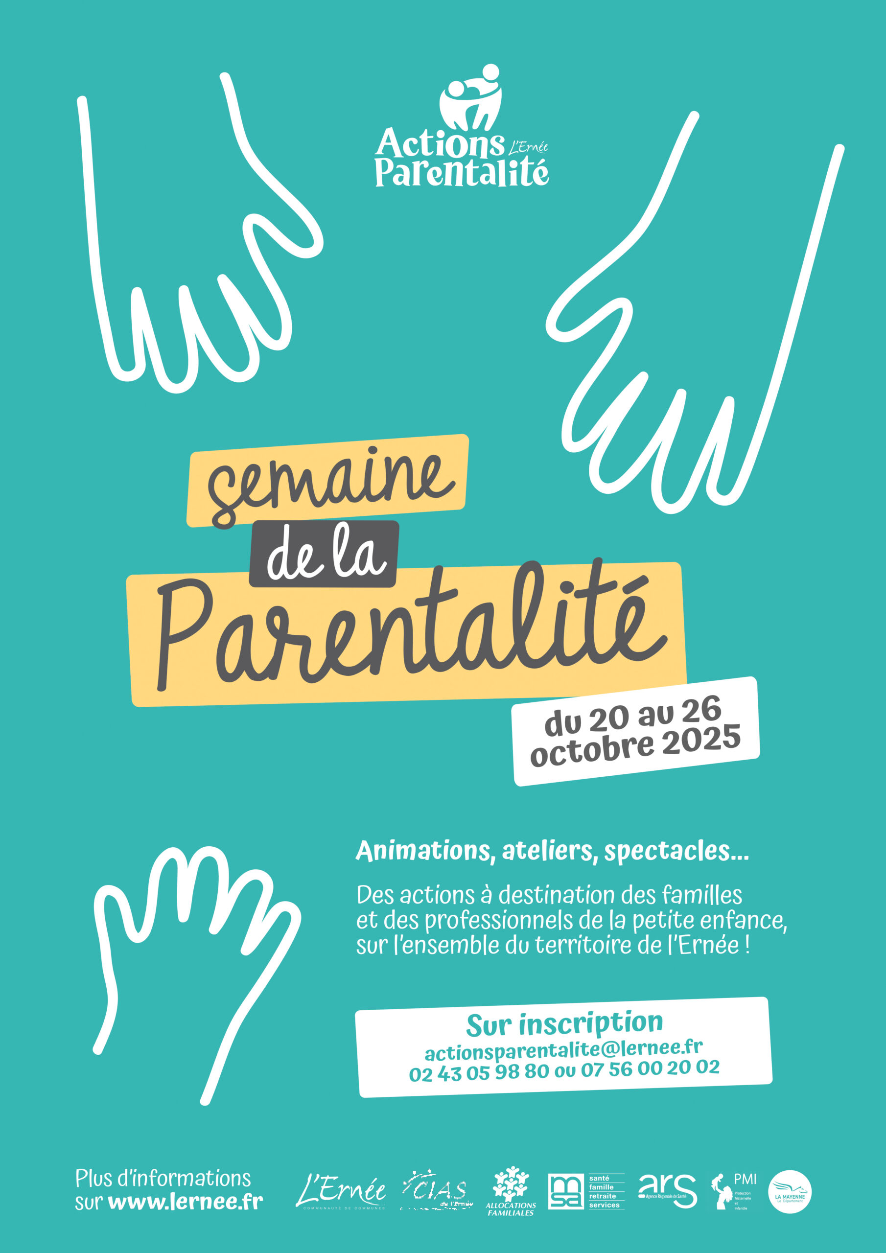 Semaine de la parentalité #2 • Actions Parentalité – du 20 au 26 octobre 2025