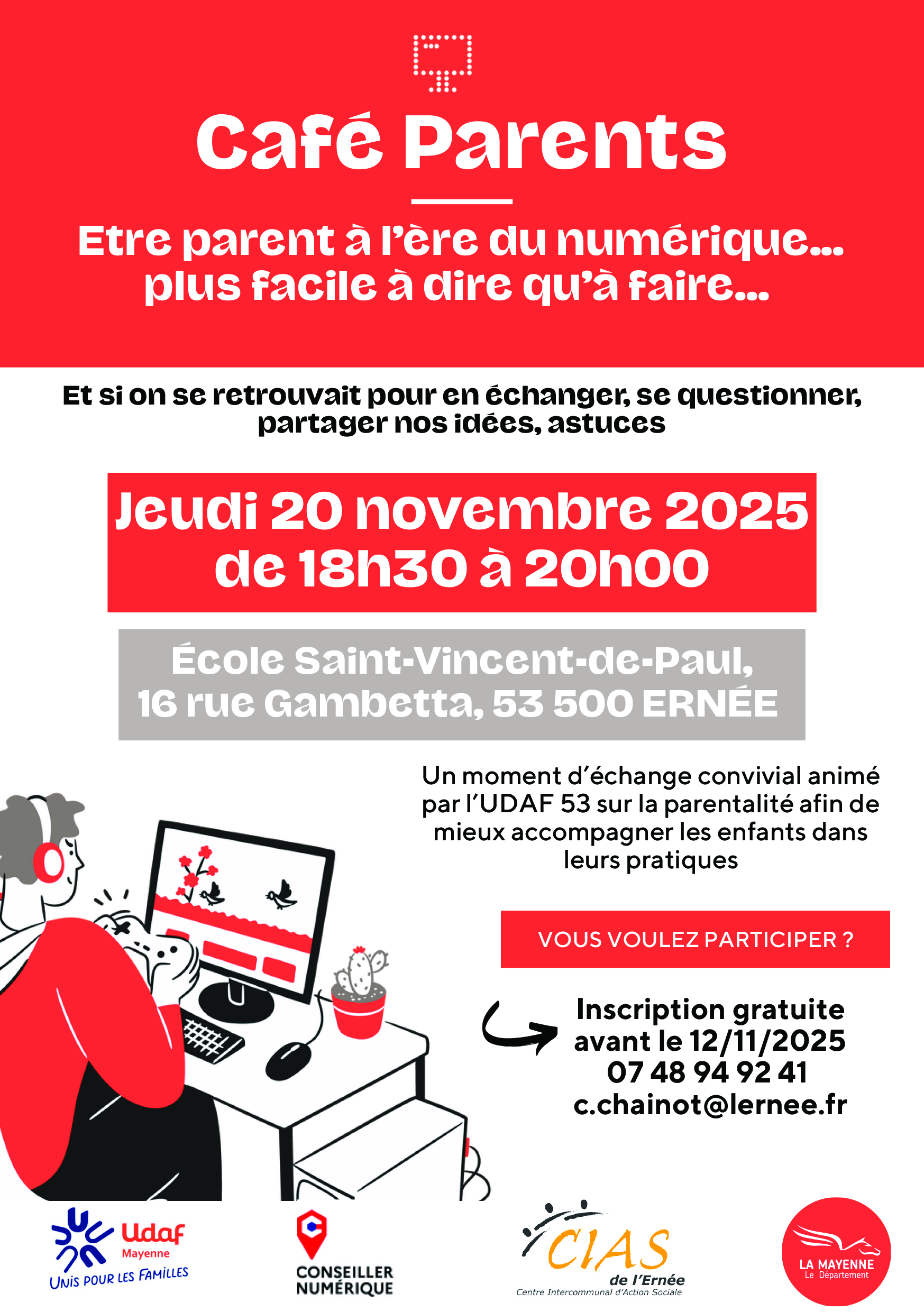 Café Parents – Etre parent à l’ère du numérique… plus facile à dire qu’à faire…