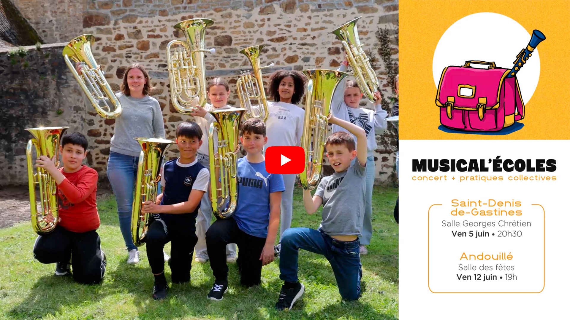 MUSICAL&rsquo;ÉCOLES • Saint-Denis-de-Gastines