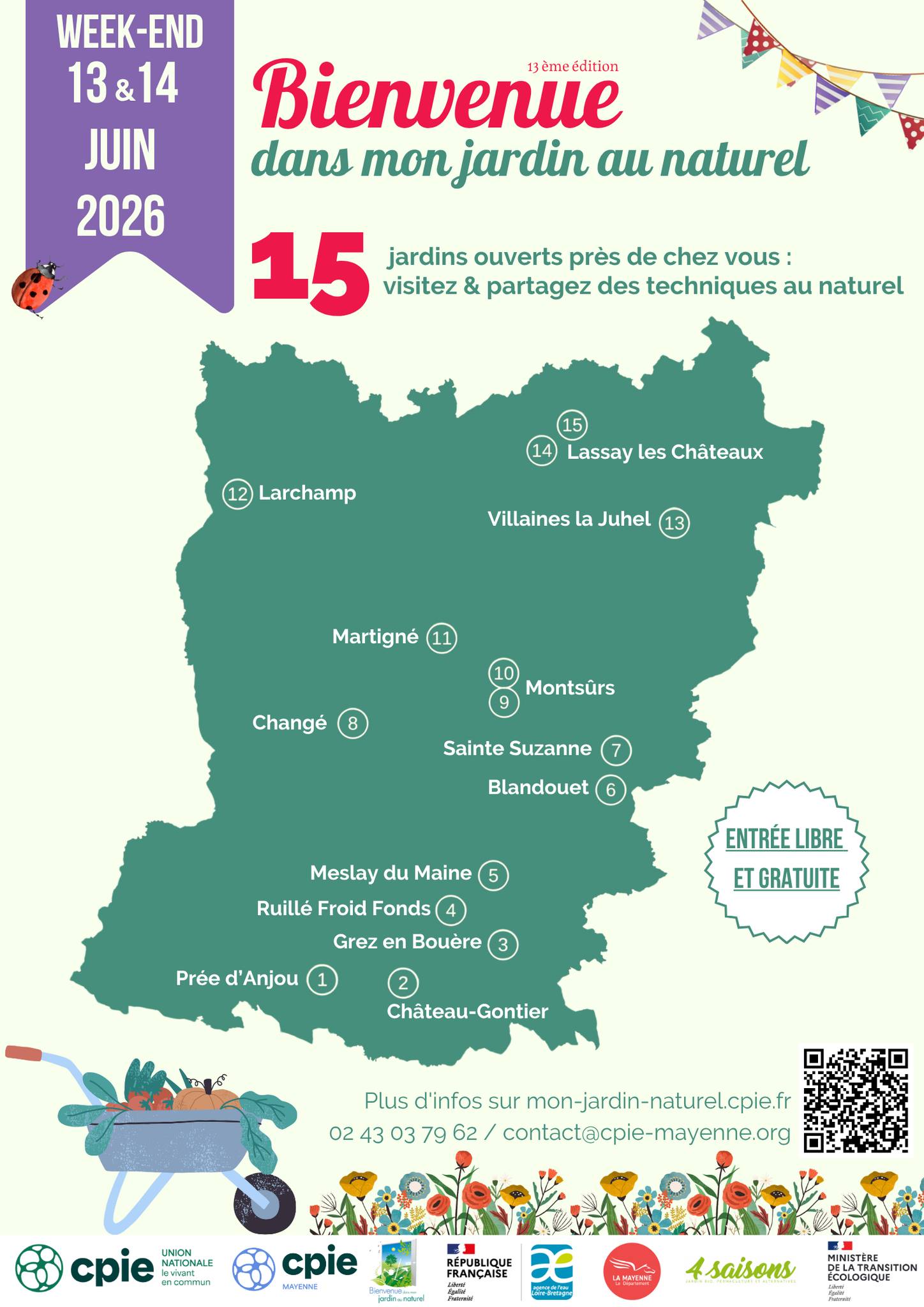 Bienvenue dans mon jardin au naturel • CPIE Mayenne