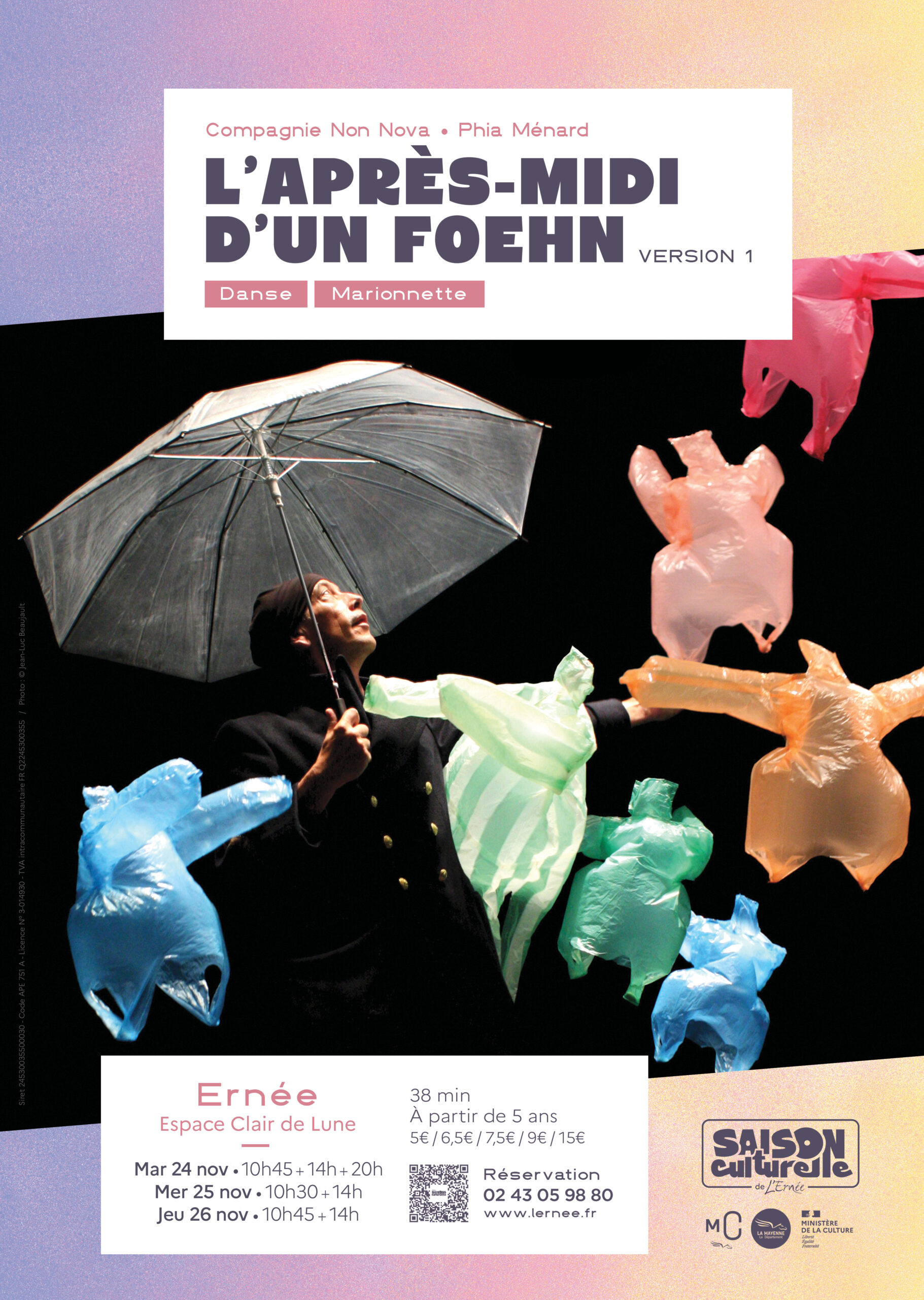 L&rsquo;APRÈS-MIDI D&rsquo;UN FOEHN version 1 • Danse / Marionnette