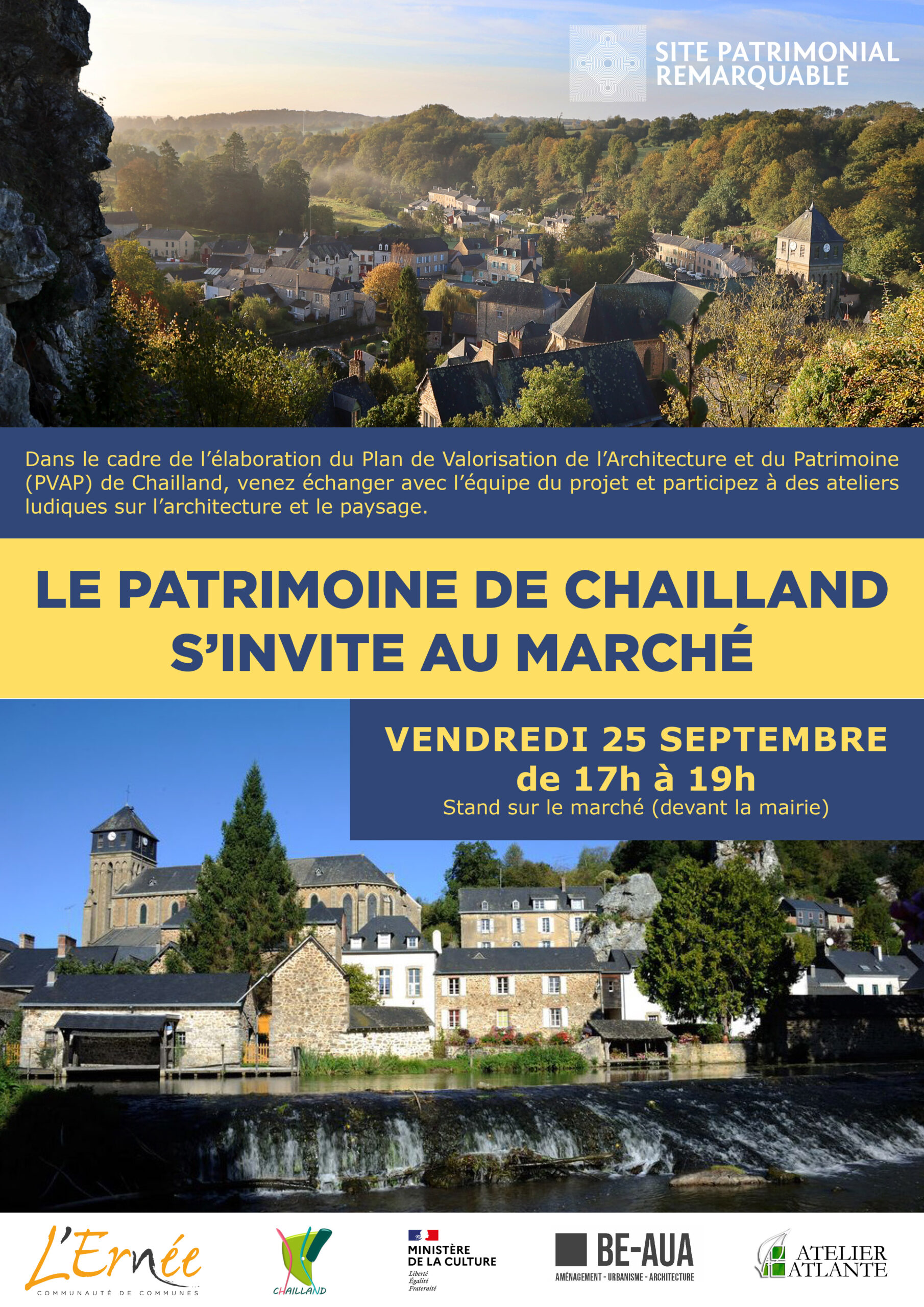 Le patrimoine de Chailland s&rsquo;invite au marché !