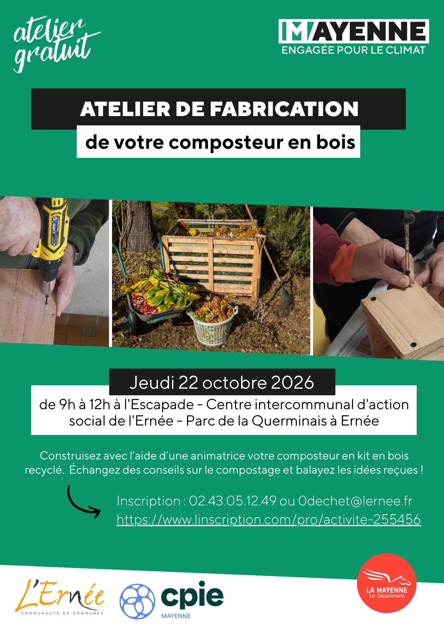 Fabriquez votre composteur et apprenez à composter !